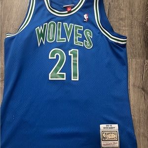 Kevin Garnett Wolves Jersey size L